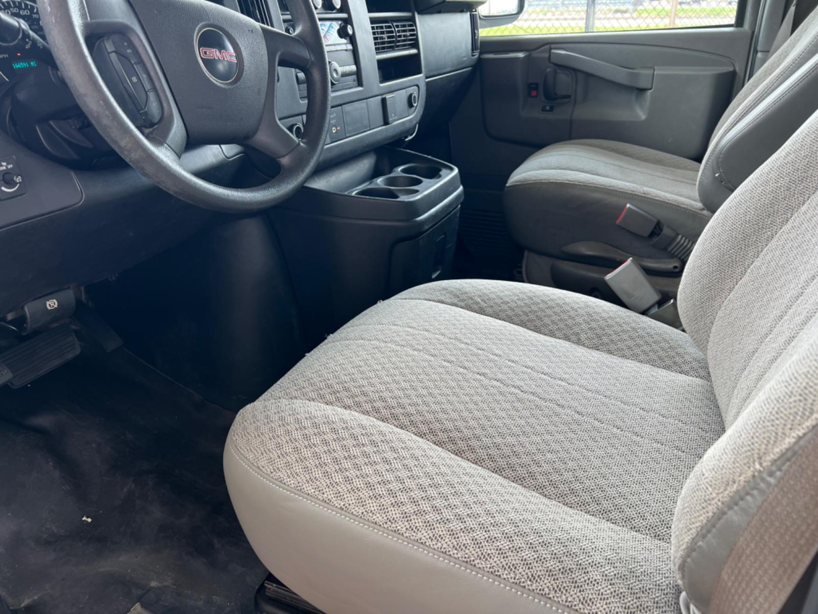 2017 White /Grey GMC Savana (1GTW7AFF2H1) with an 4.8 V8 engine, Automatic transmission, located at 4520 Airline Hwy, Baton Rouge, LA, 70805, (225) 357-1497, 30.509325, -91.145432 - 2017 GMC Savana Cargo Van 4.8 V8 Gas, 166K Miles, Power Windows & Locks , Cold A/C, Tow Pkg. No Accidents But Small Dent In Door. FOR INFO PLEASE CONTACT JEFF AT 225 357-1497 CHECK OUT OUR A+ RATING WITH THE BETTER BUSINESS BUREAU WE HAVE BEEN A FAMILY OWNED AND OPERATED BUSINESS AT THE SAME LOCAT - Photo #8